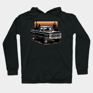 Ford Truck Vintage Highboy Desert Design Hoodie